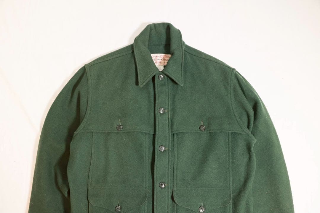 80s アメリカ製 フィルソン マッキーノクルーザー オリーブグリーン ウール