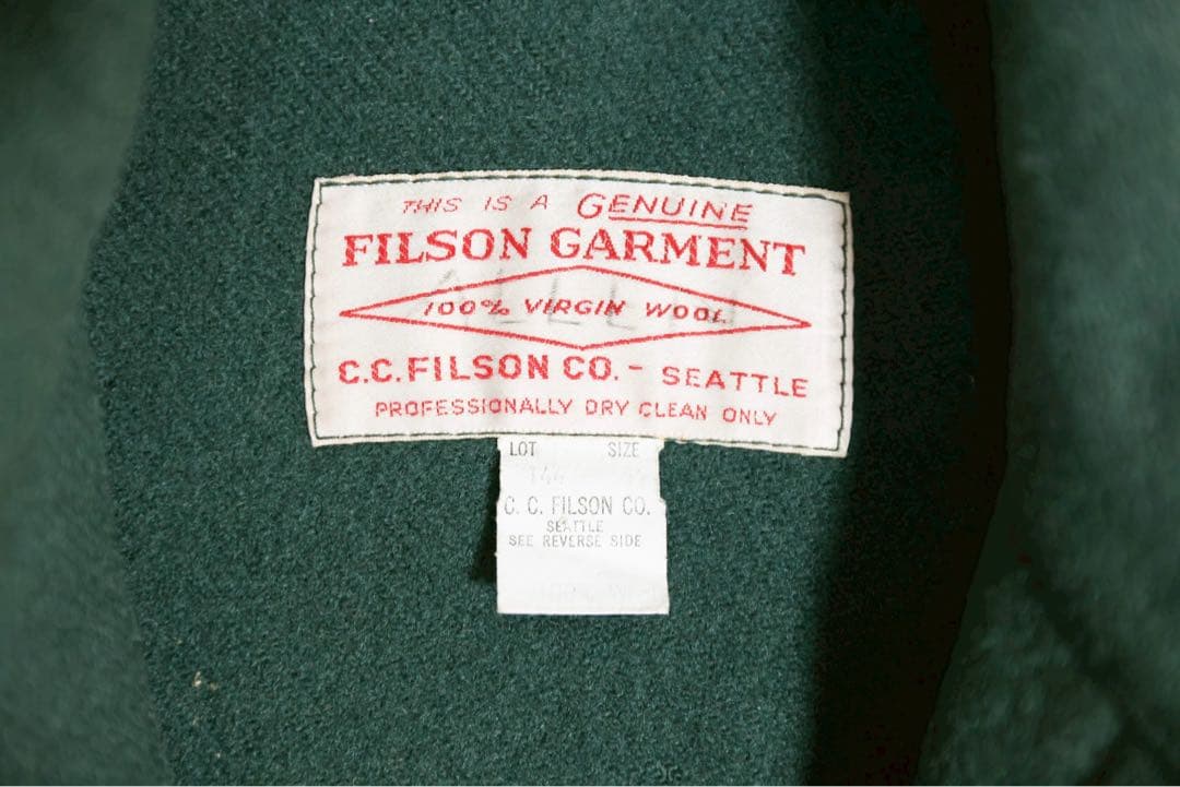 80s アメリカ製 フィルソン マッキーノクルーザー オリーブグリーン ウール