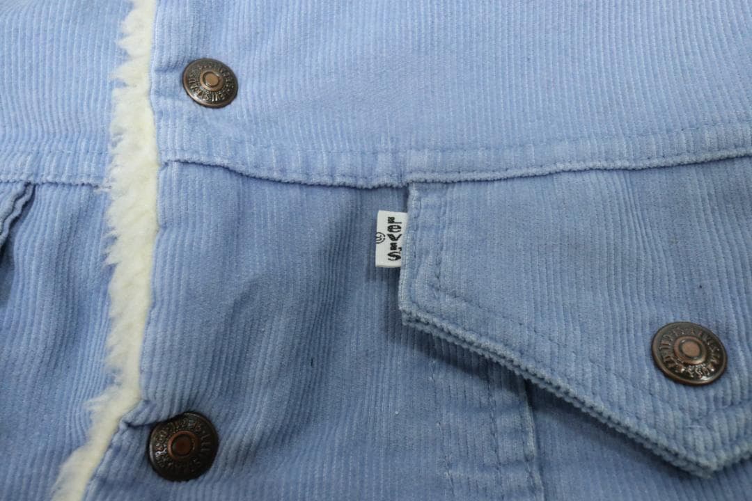 Levi's 70s USA製 コーデュロイボアジャケット 40 ■25H26