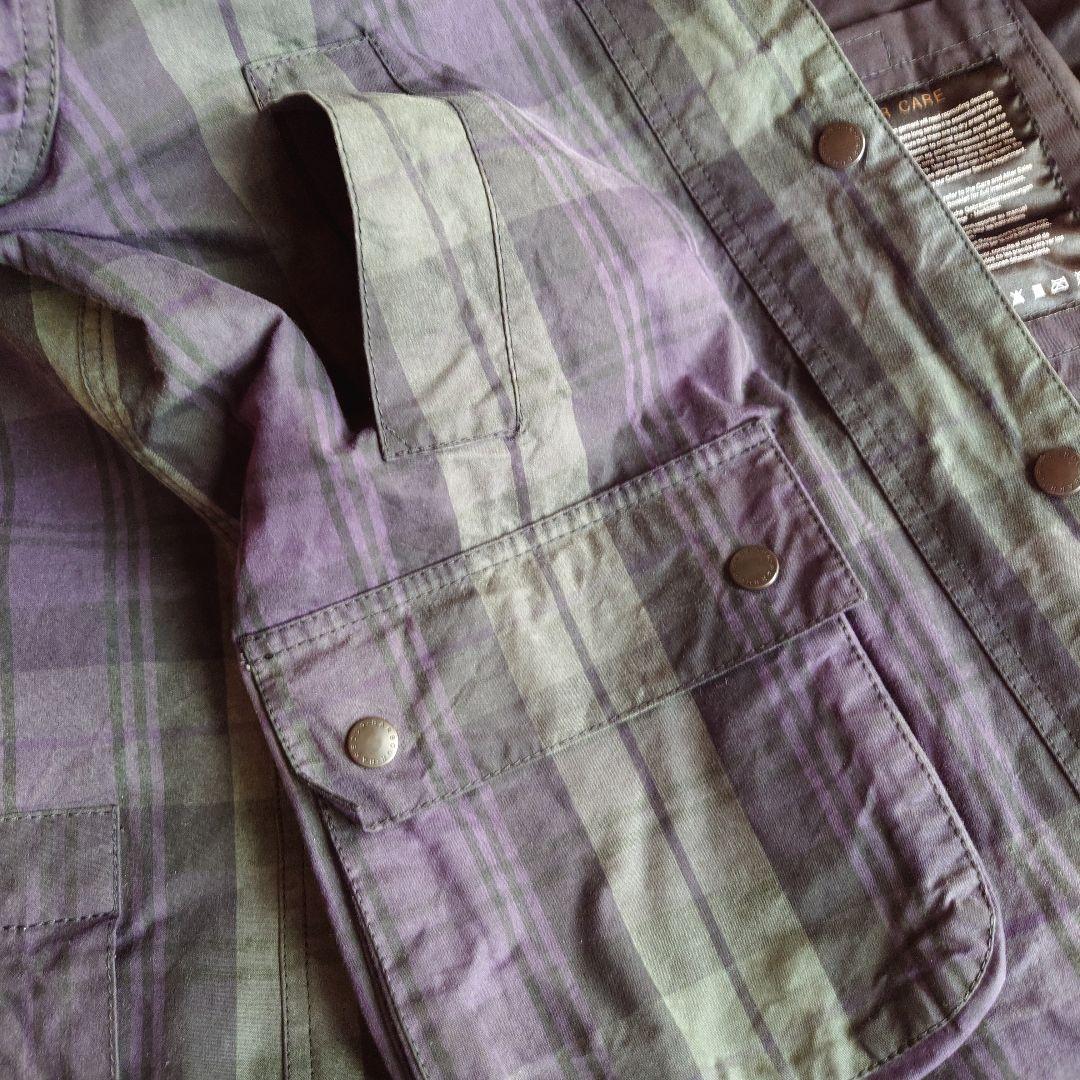 BARBOUR ブラックウォッチ オイルドジャケット 10 オールドバブアー