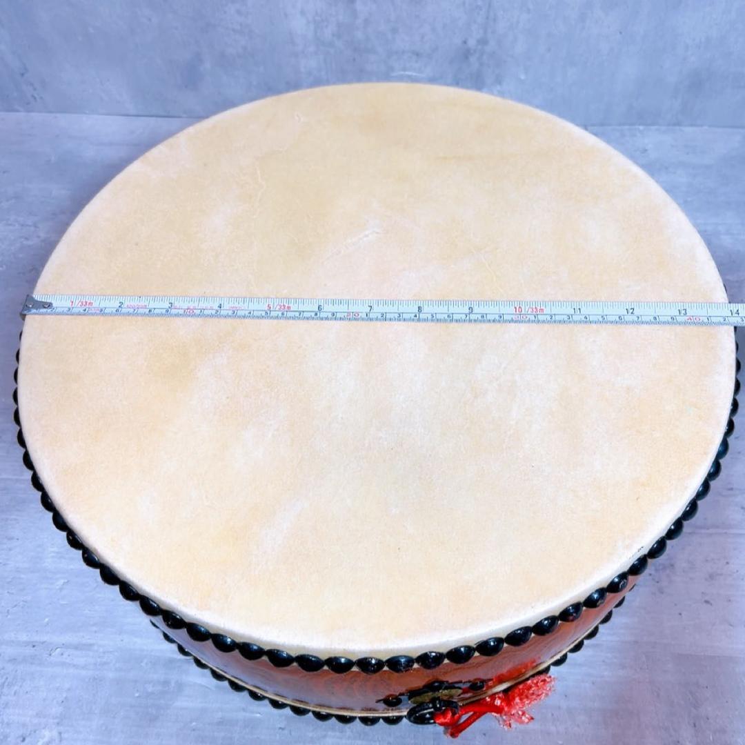 和太鼓 平太鼓 和楽器 民謡　お祭り　1.4尺　ケース　バチ　台座