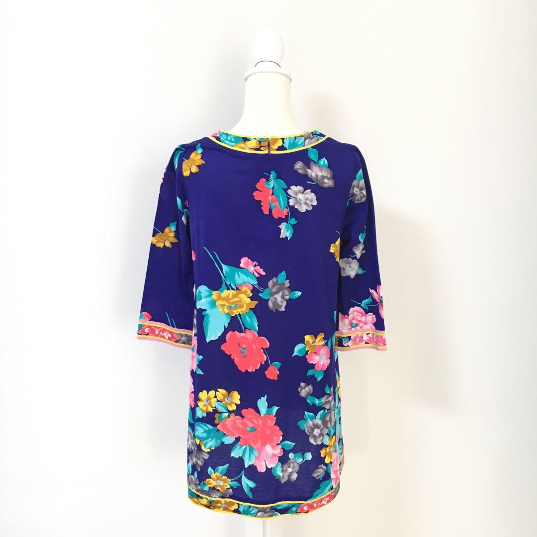 新品同様　LEONARD レオナール　タグ付　コットンストレッチ　チュニック