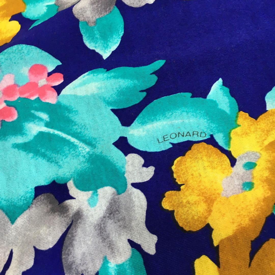 新品同様　LEONARD レオナール　タグ付　コットンストレッチ　チュニック