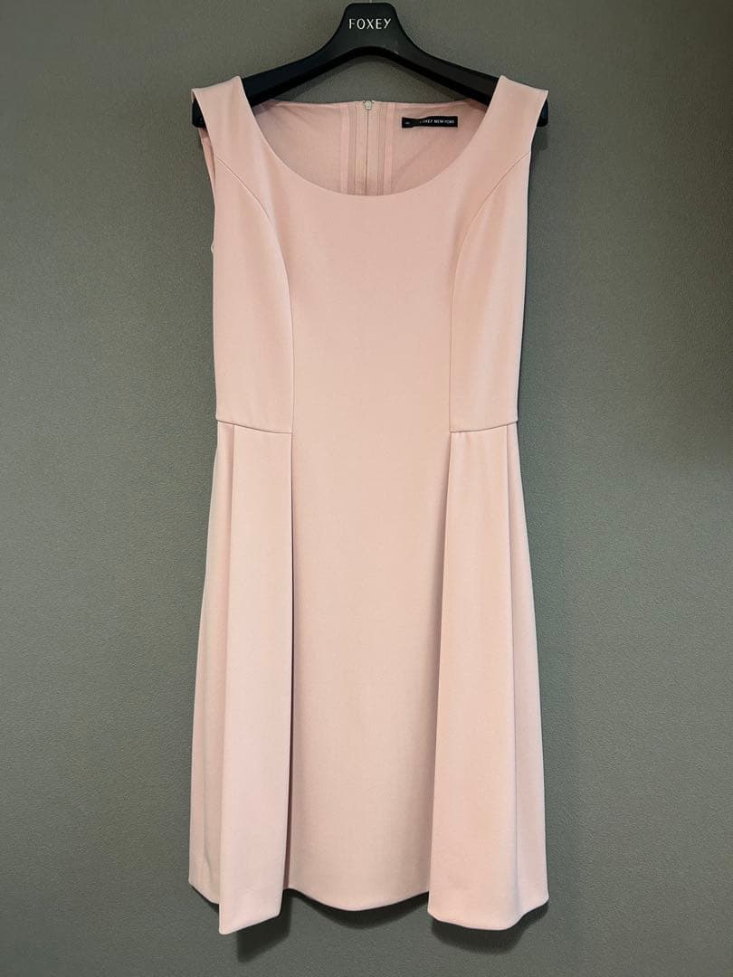 FOXEY ピンク ノースリーブ ワンピース
