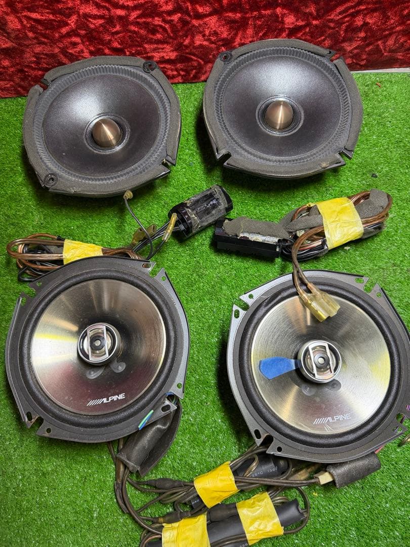 DDL-R170s STL-17cALPINE スピーカーセット 配線付き