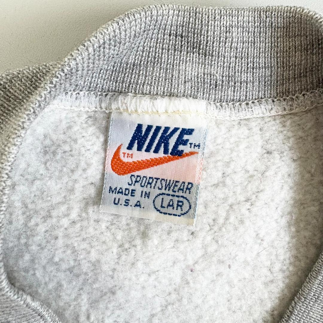 HS116《USA製》ナイキ　スウェットトレーナー　オレンジタグ　70s