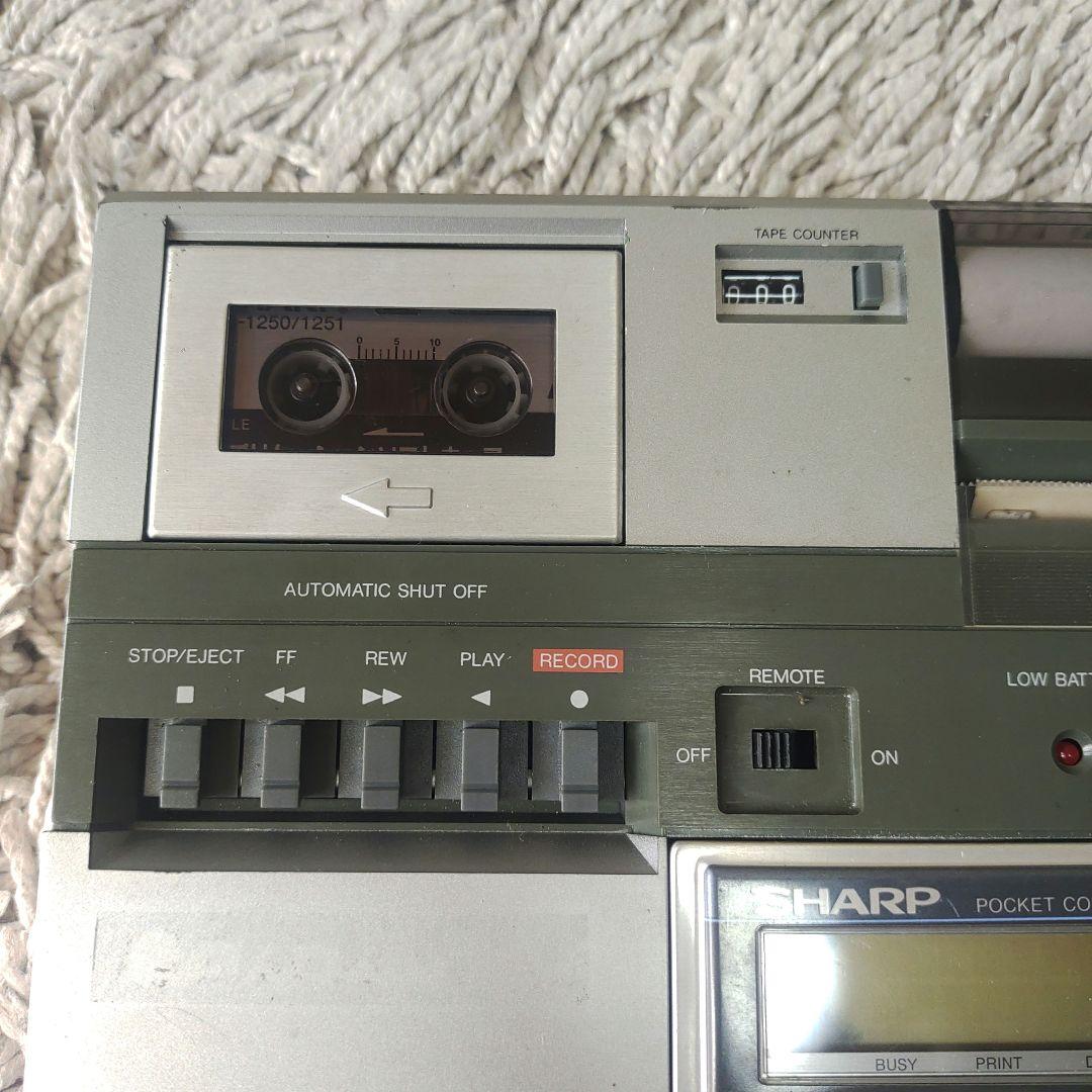 【ジャンク・レトロ】シャープ　CE-125S PC-1261 マイクロカセット