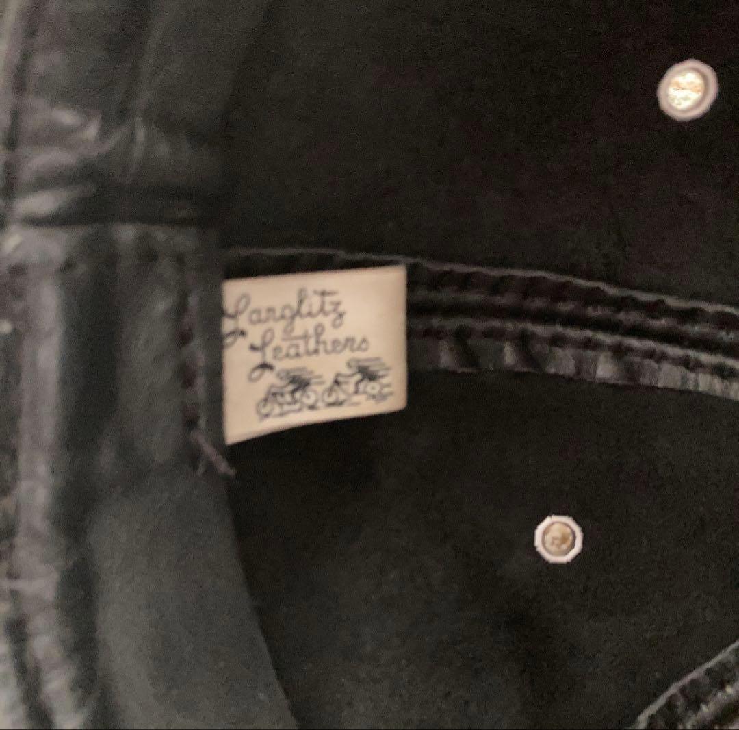 ラングリッツ レザー ベースポールキャップサイズL程度