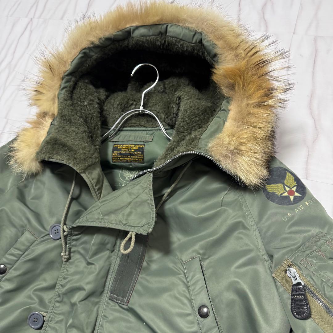 激レア✨Lサイズ バズリクソンズ N-3B フライトジャケット オリーブグリーン