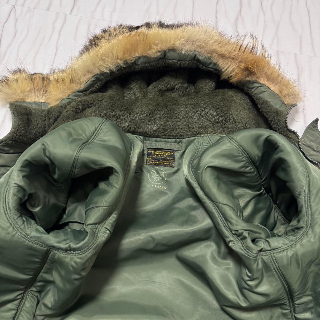 激レア✨Lサイズ バズリクソンズ N-3B フライトジャケット オリーブグリーン