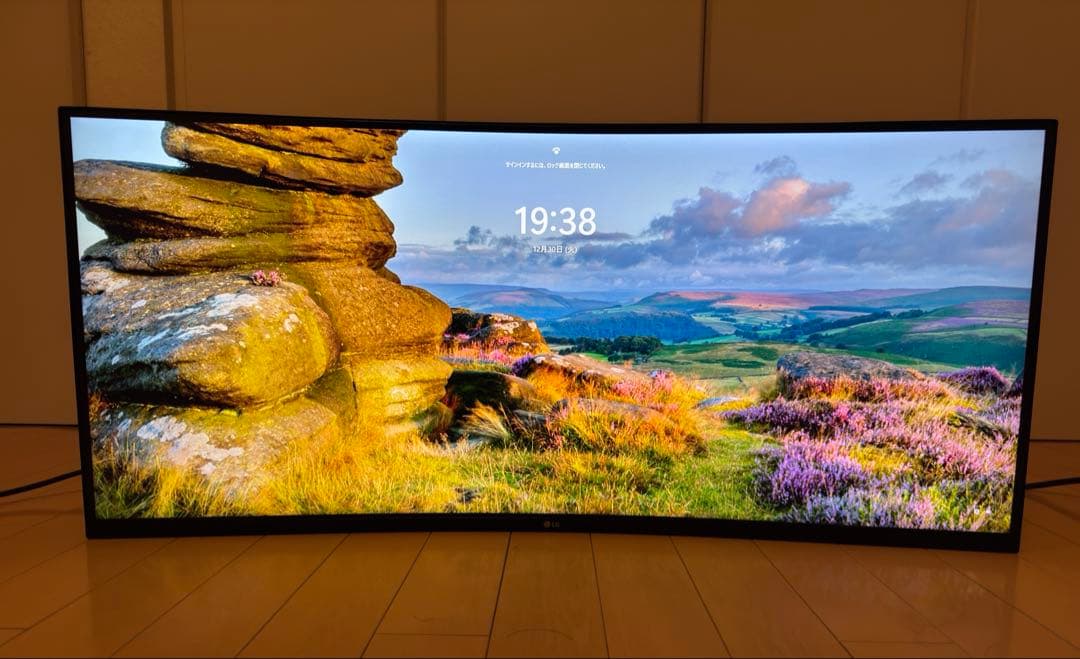 LG 35WN75CN-B 35インチウルトラワイドモニター アームなし