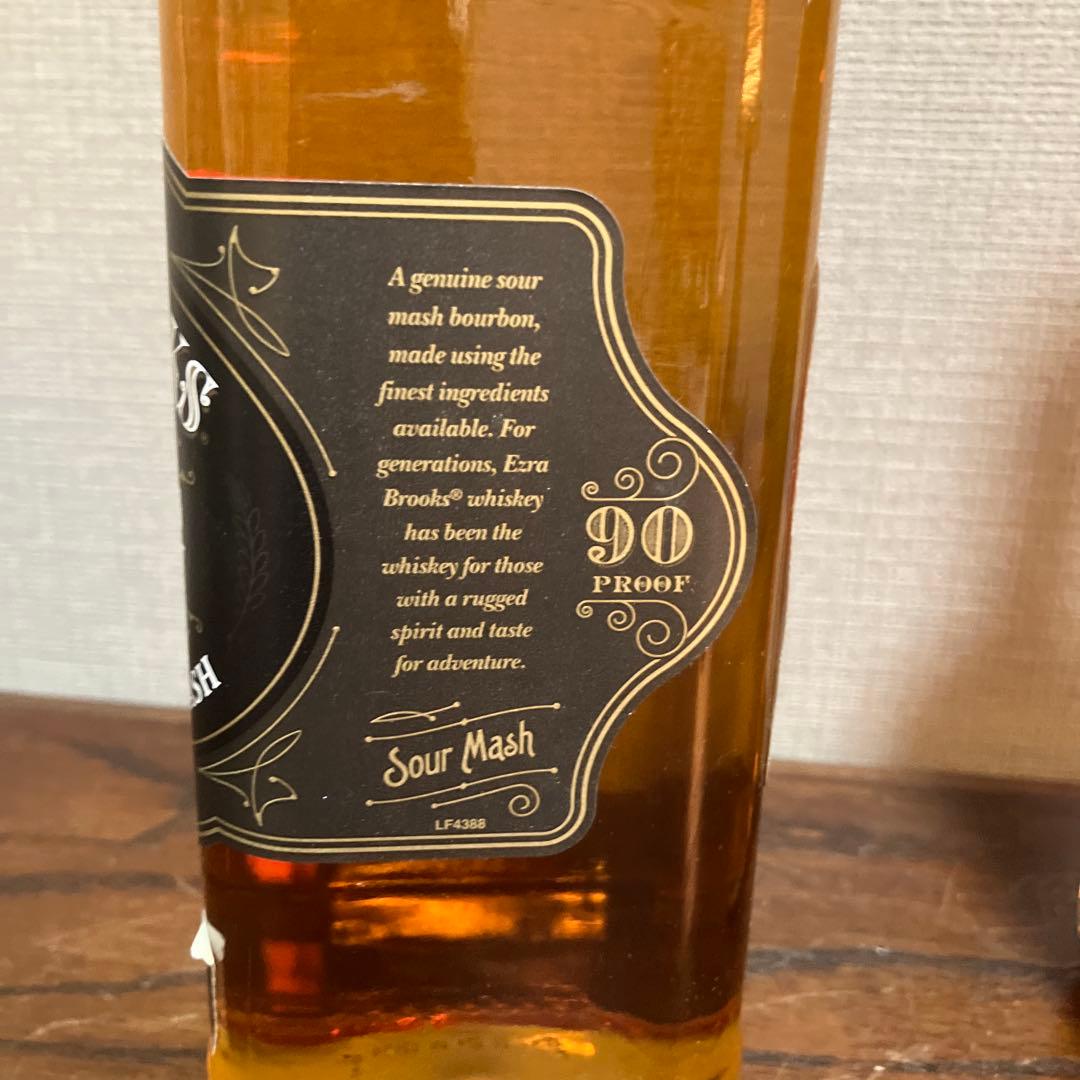 エズラ ブルックス ブラック 45% 750ml 90プルーフ　2本