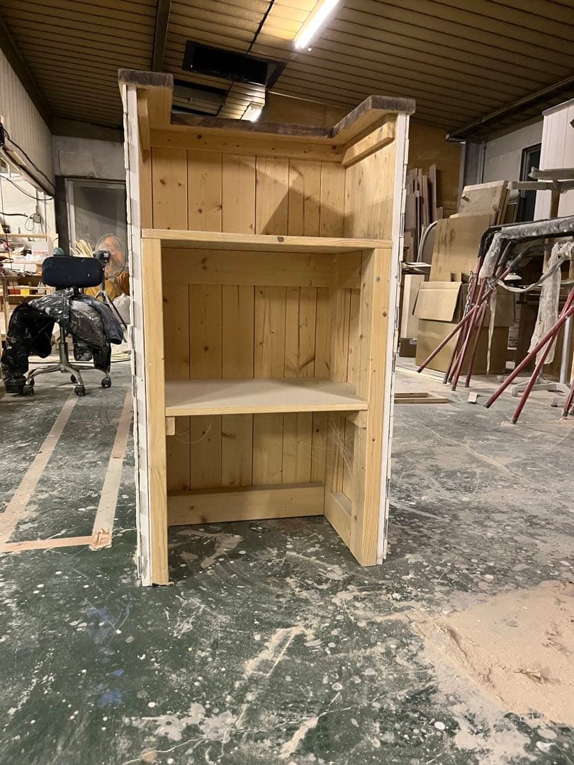 現品処分　レジカウンター　受付カウンター