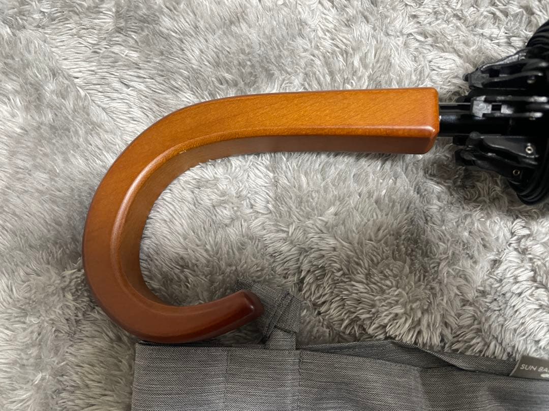 サンバリア100 2段折　フロストフリル　グレー