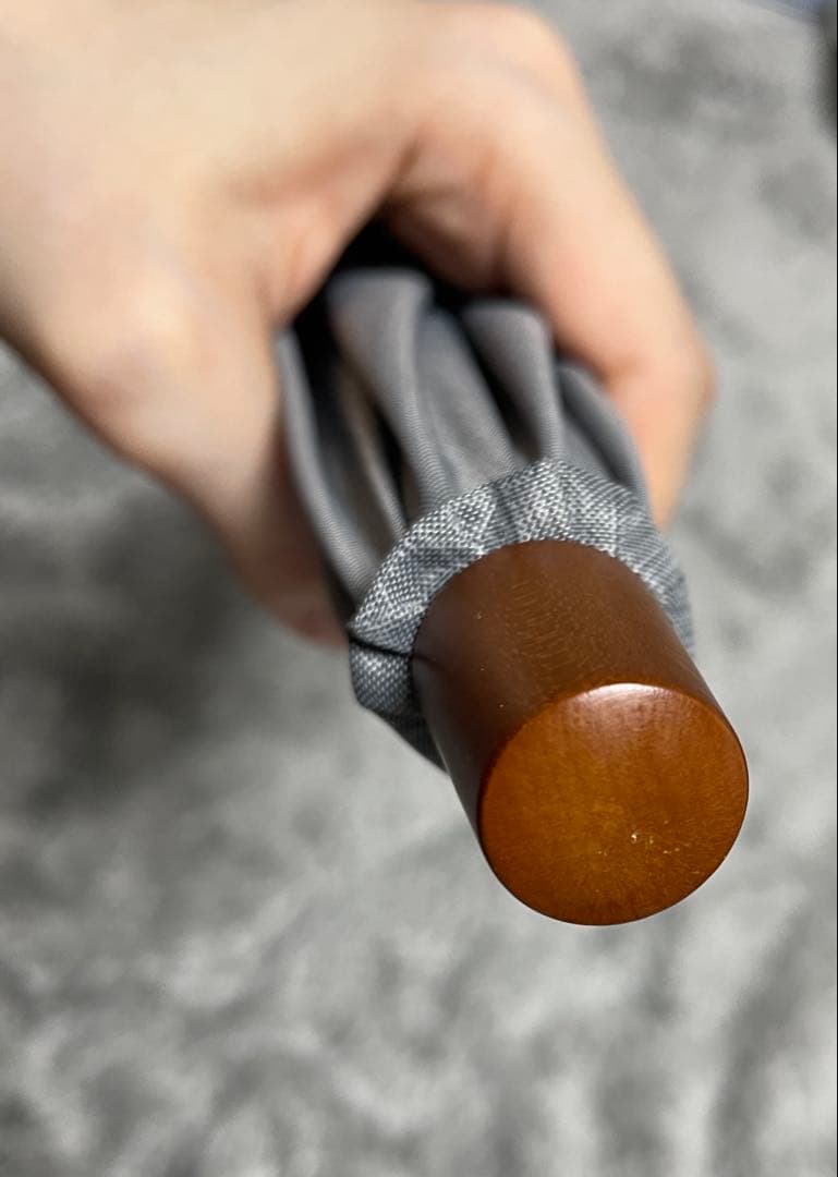 サンバリア100 2段折　フロストフリル　グレー