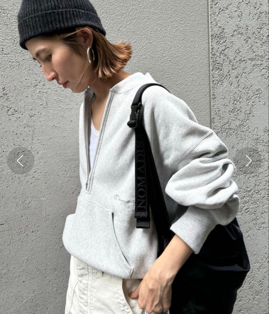 フレームワークチャンピオン別注ハーフzipリバースウィ