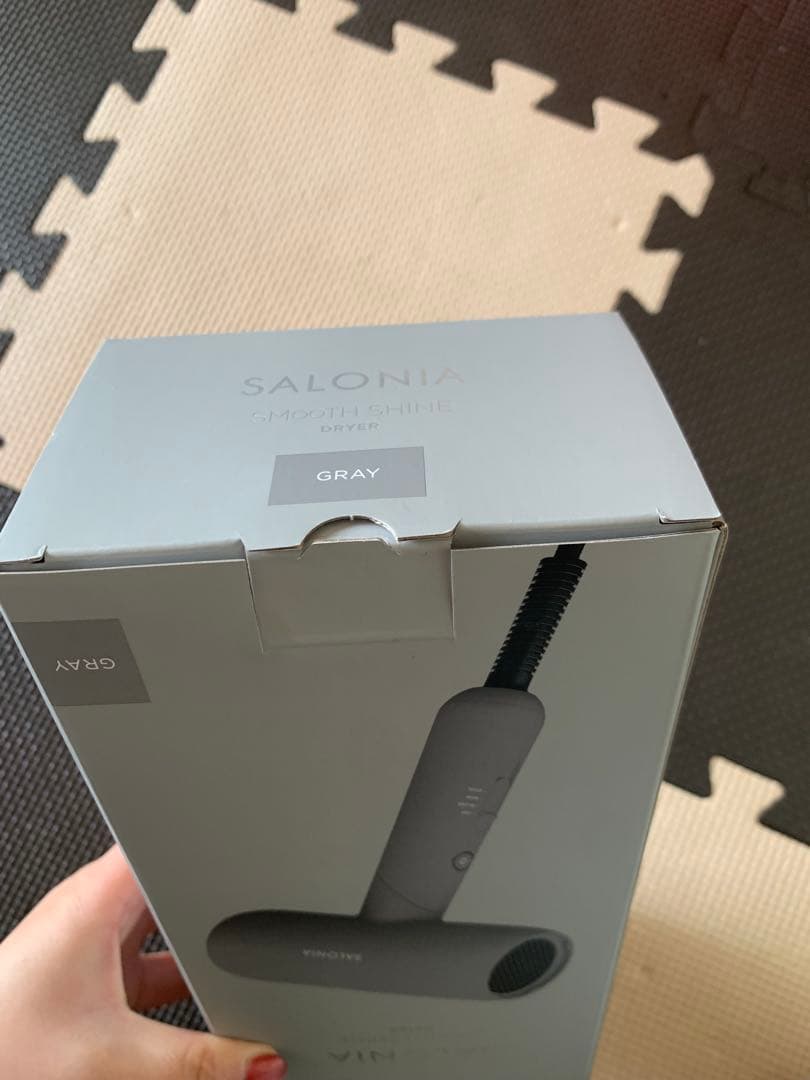 SALONIA SMOOTH SHINE ヘアドライヤー グレー