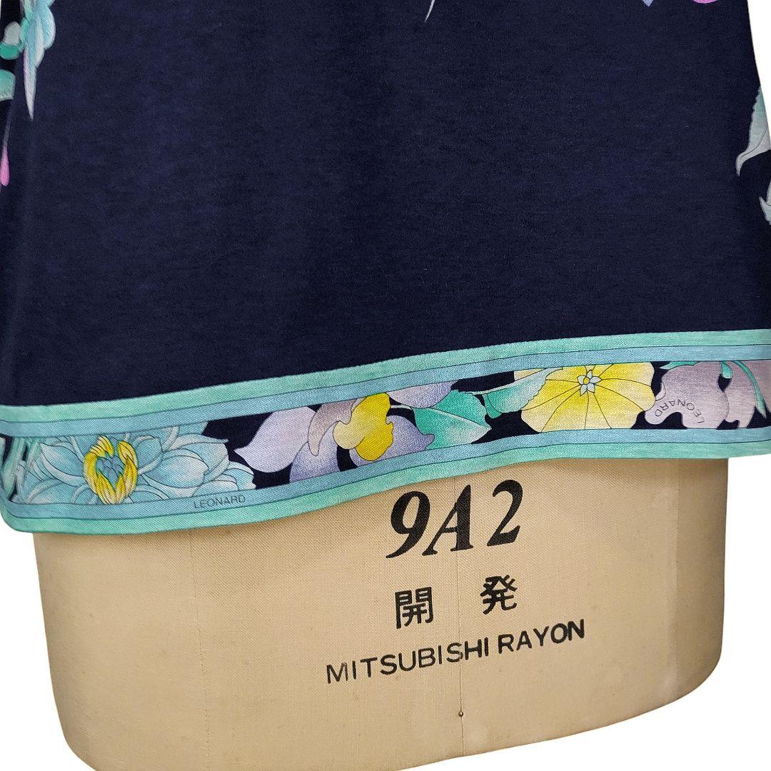 ☆ LEONARD レオナール シーアイランドコットン フラワー柄 カットソー