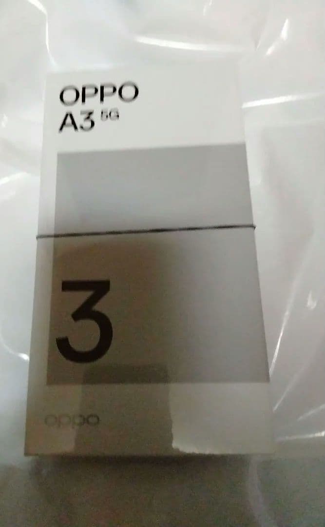 未開封　OPPO A3 5Gシムフリースマートフォン 本体 パープル