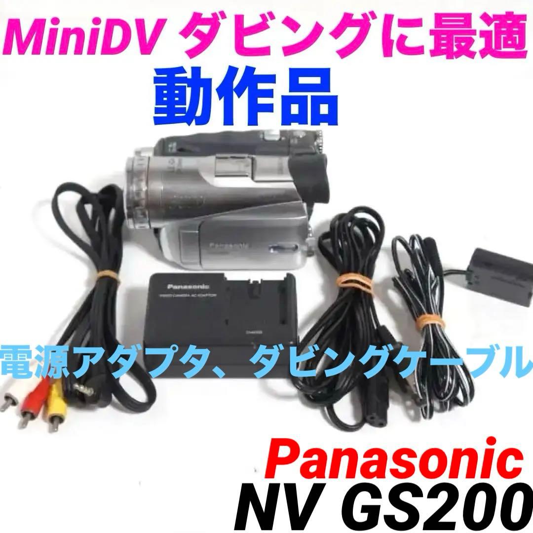 NV GS200 動作品 Panasonic MiniDVビデオカメラ 408