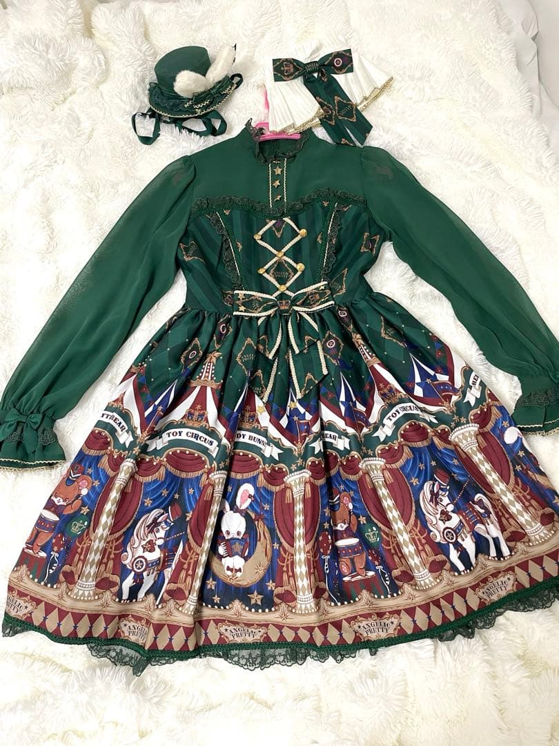 アンジェリックプリティ　トイサーカスワンピース&ミニハットセット