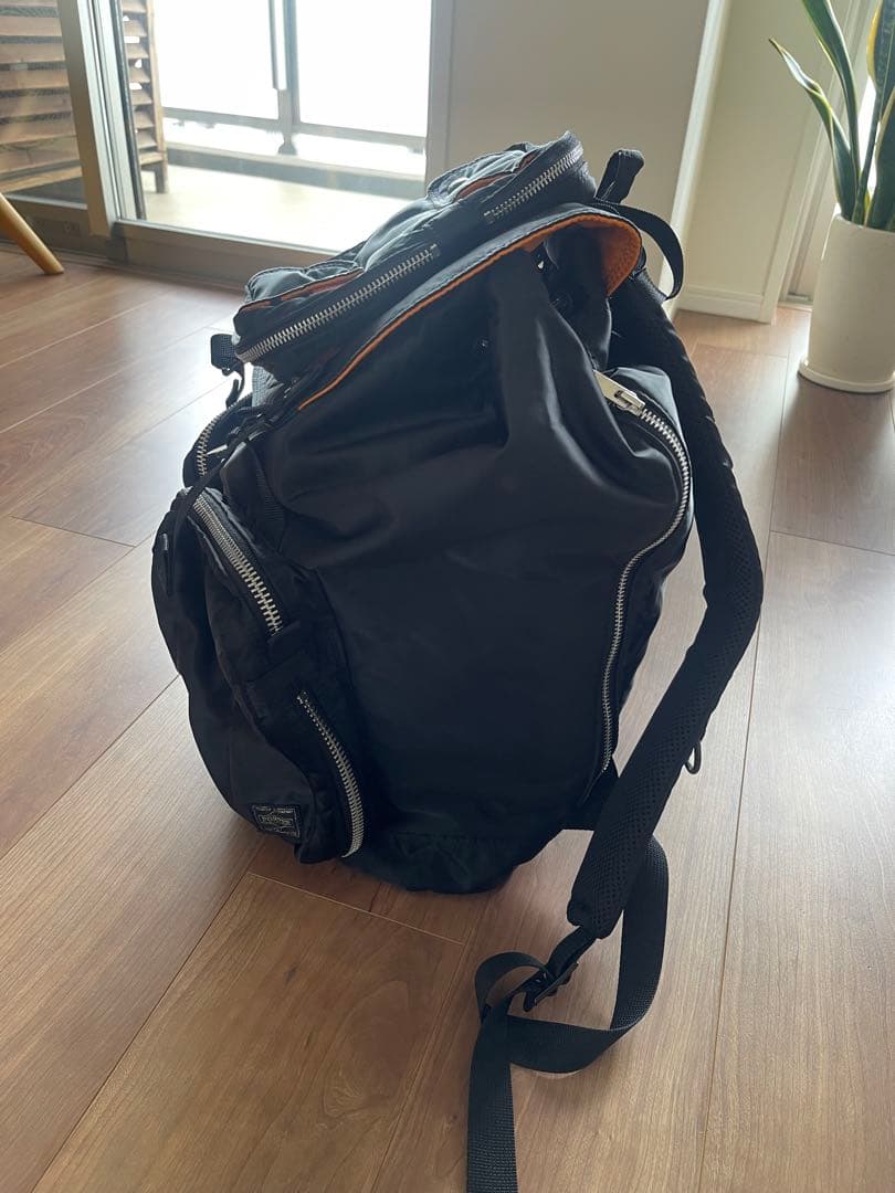 廃盤モデル　ポーター タンカー バックパック XL ブラック 巾着型 22L