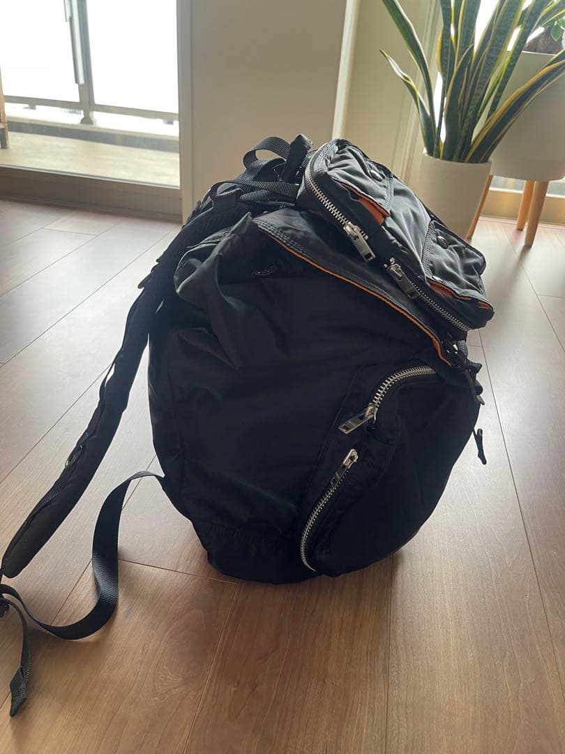 廃盤モデル　ポーター タンカー バックパック XL ブラック 巾着型 22L