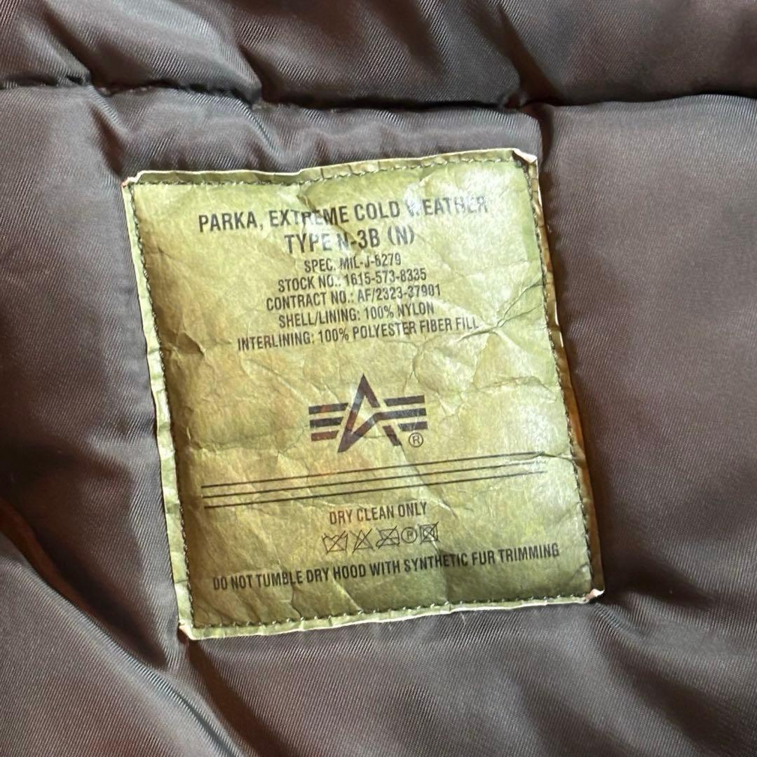 ❤️極美品❤️アルファインダストリーズ❤️N-3B❤️フライトジャケットM ミリタリー