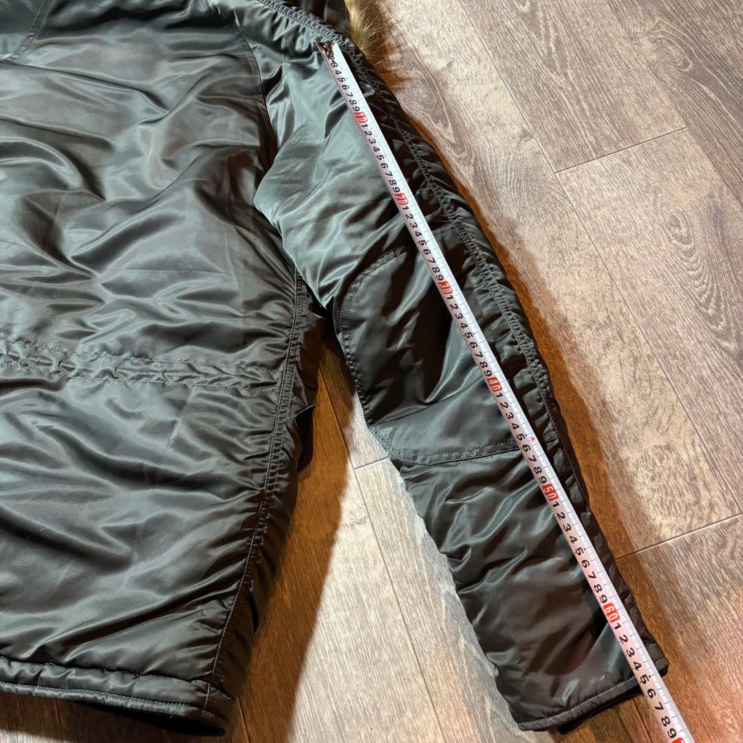 ❤️極美品❤️アルファインダストリーズ❤️N-3B❤️フライトジャケットM ミリタリー