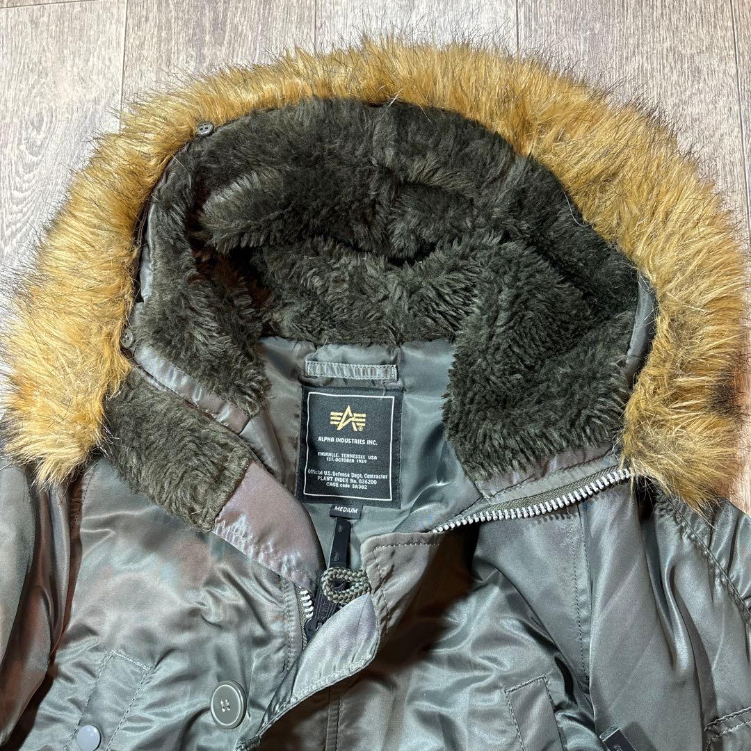 ❤️極美品❤️アルファインダストリーズ❤️N-3B❤️フライトジャケットM ミリタリー