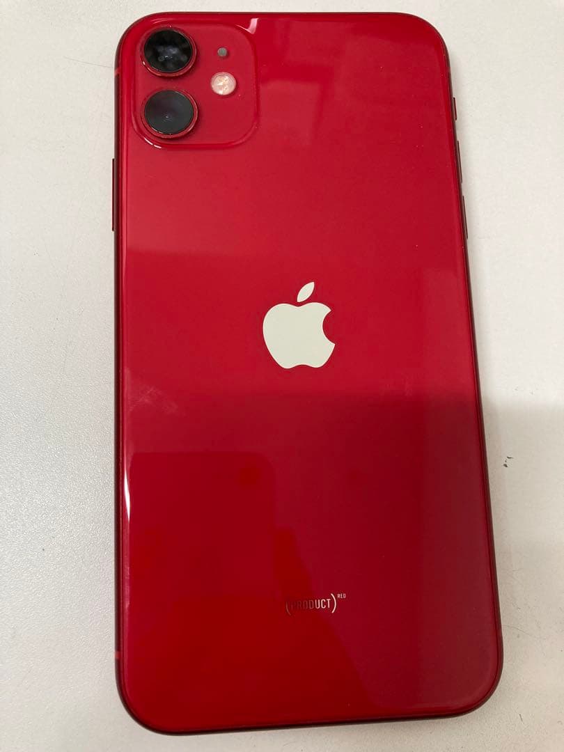 iPhone 11 レッド　128GB バッテリー100%　K1993