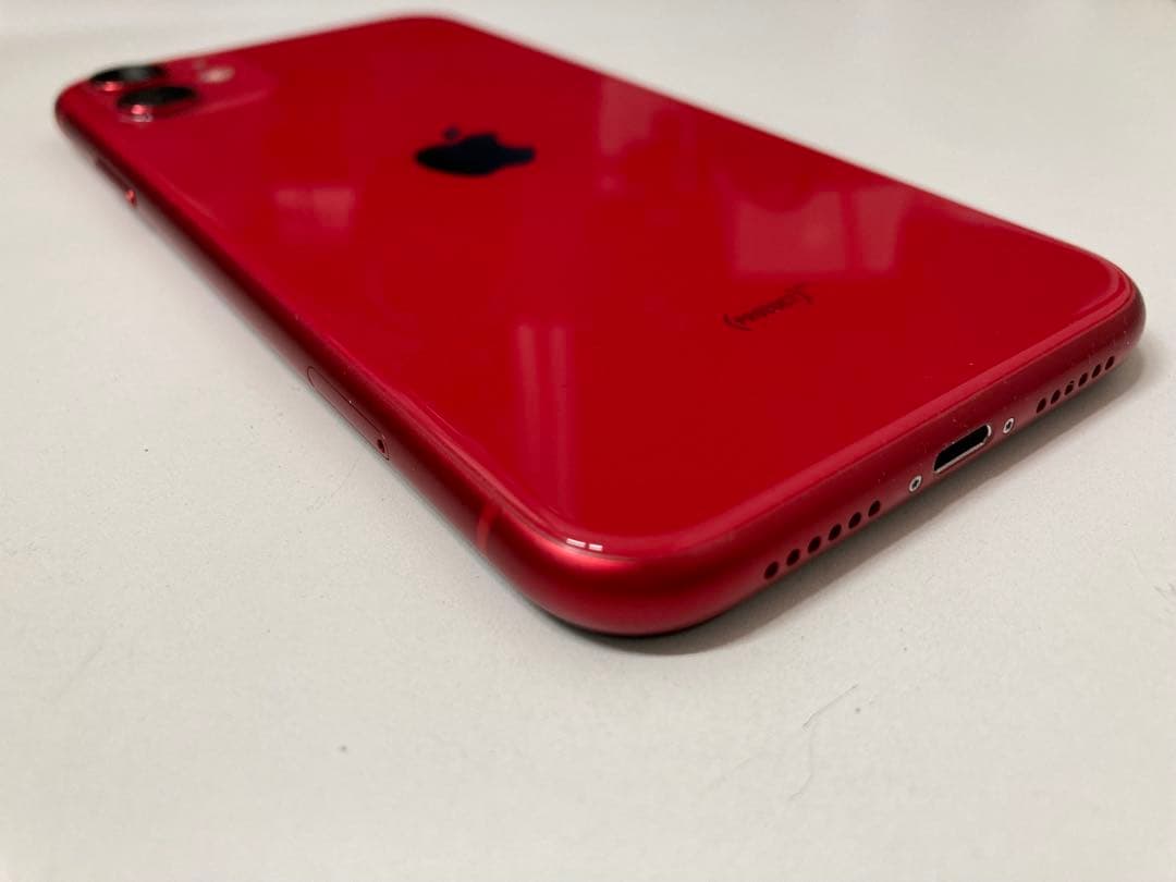 iPhone 11 レッド　128GB バッテリー100%　K1993
