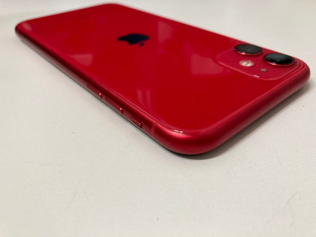 iPhone 11 レッド　128GB バッテリー100%　K1993