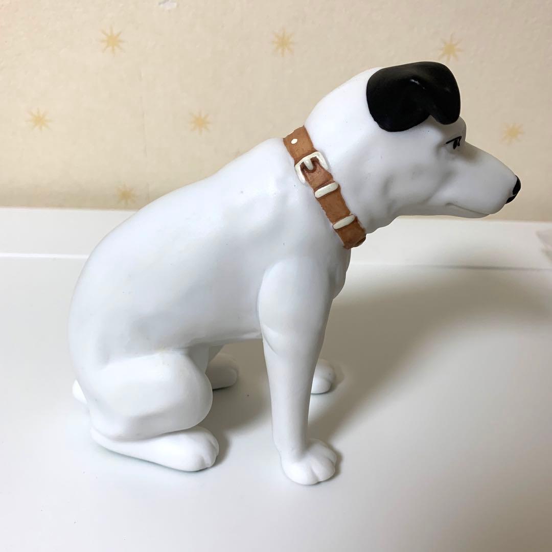 【希少】ビクター犬、ニッパー君、蓄音機、台座、3点セット　陶器製置物　非売品