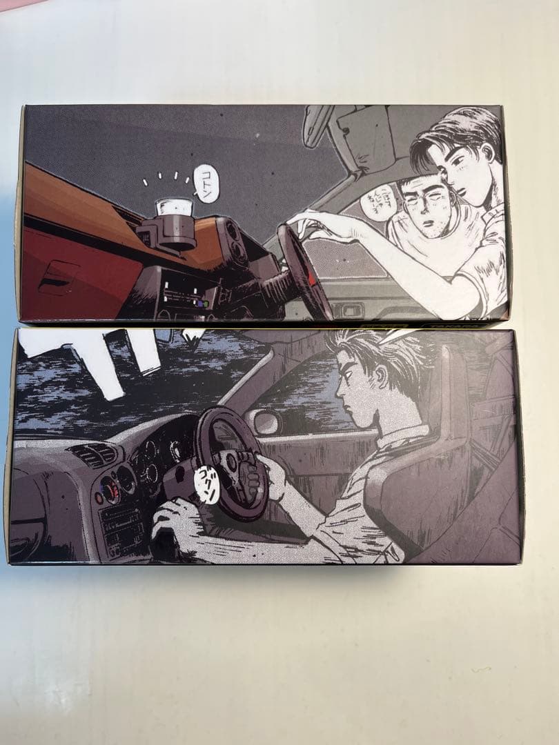 トミカ AE86 トレノ & FD3S RX-7 ステアリングビュー　頭文字D