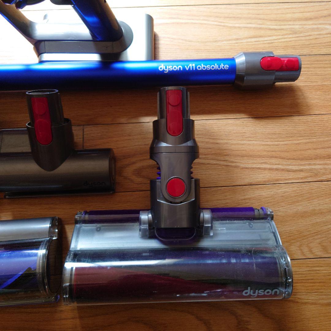 dyson v11 absolute スティッククリーナー本体＋パーツ ジャンク