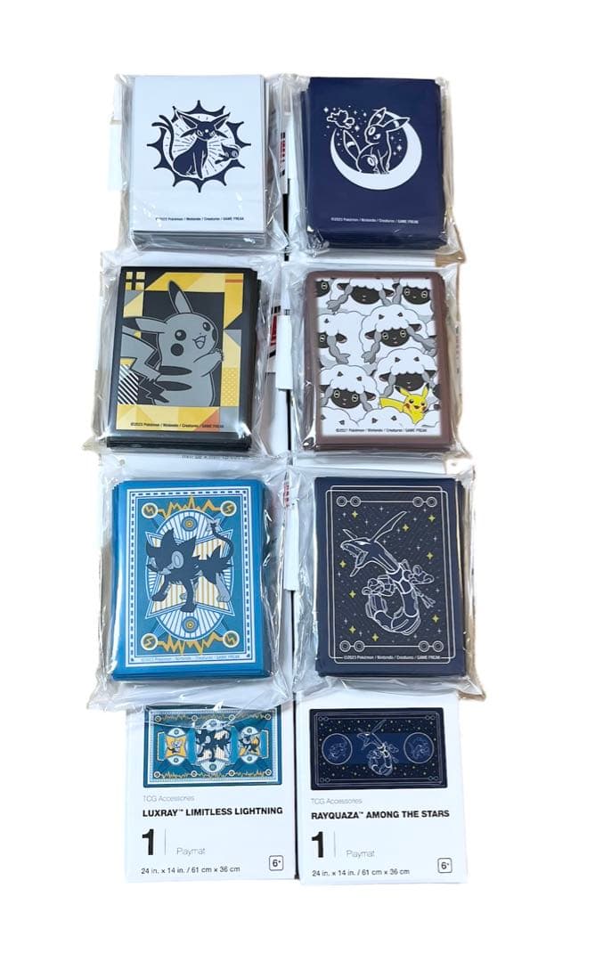 ポケモンWCS2023まとめ売り8セット デッキシールド スリーブ プレイマット