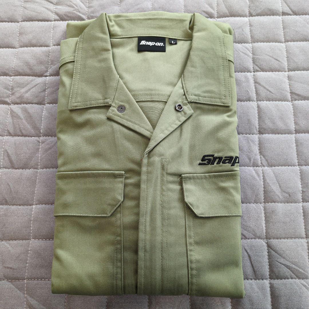 Snap-on　スナップオン　カーキ Lサイズ つなぎ