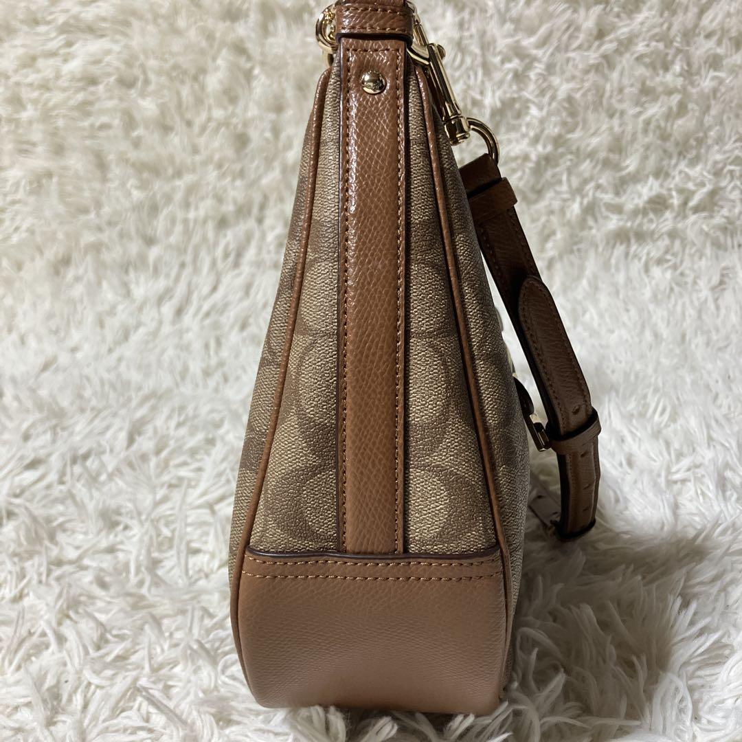 美品【COACH】コーチ シグネチャー 2WAY ショルダー　ハンドバッグ