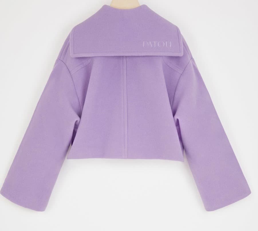 【美品】正規品PATOU ダブルフェイスウール クロップコート