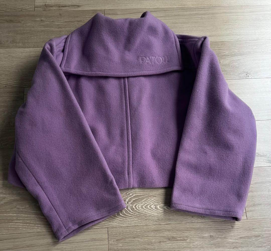 【美品】正規品PATOU ダブルフェイスウール クロップコート