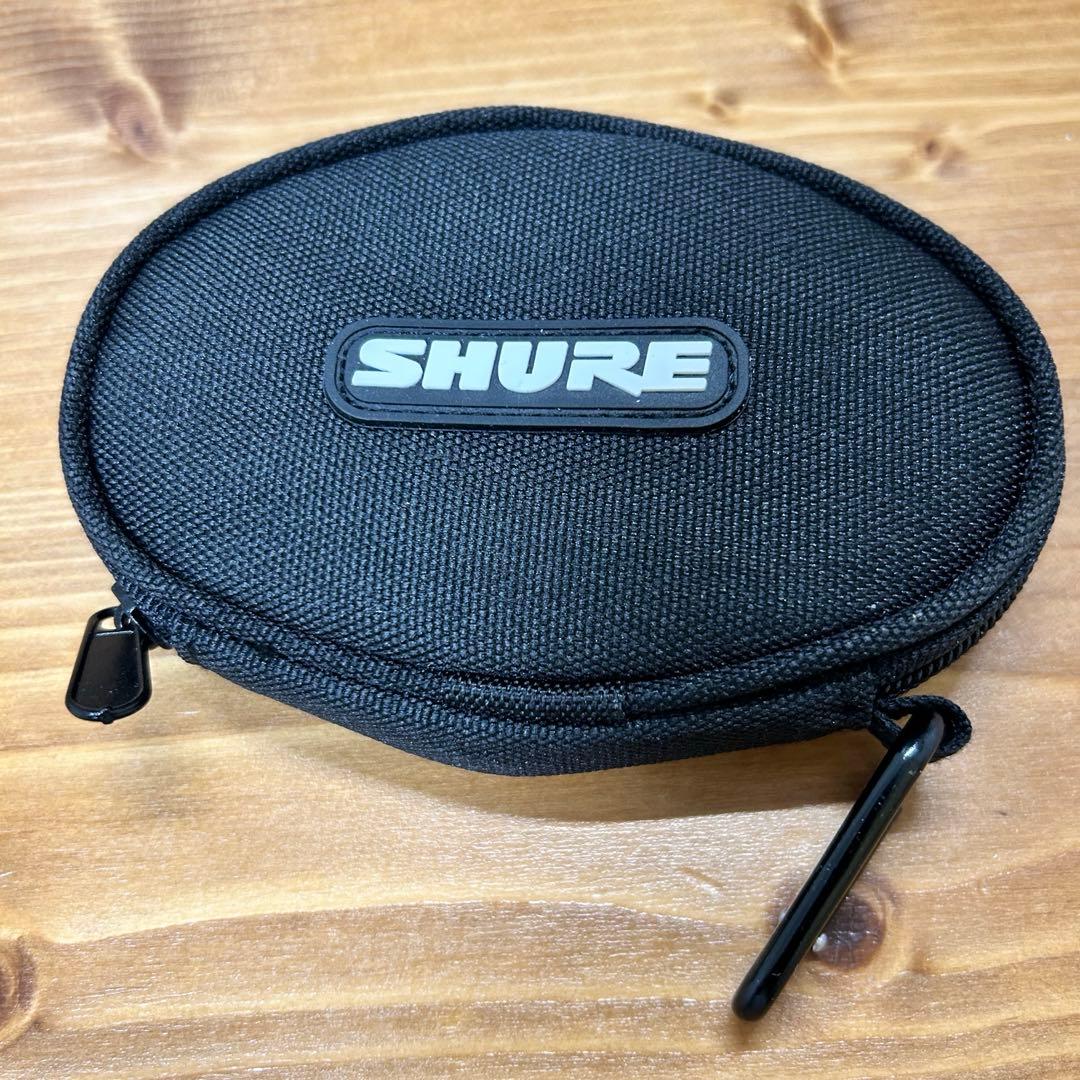 【美品】SHURE SE215 クリアブルー 有線イヤホン