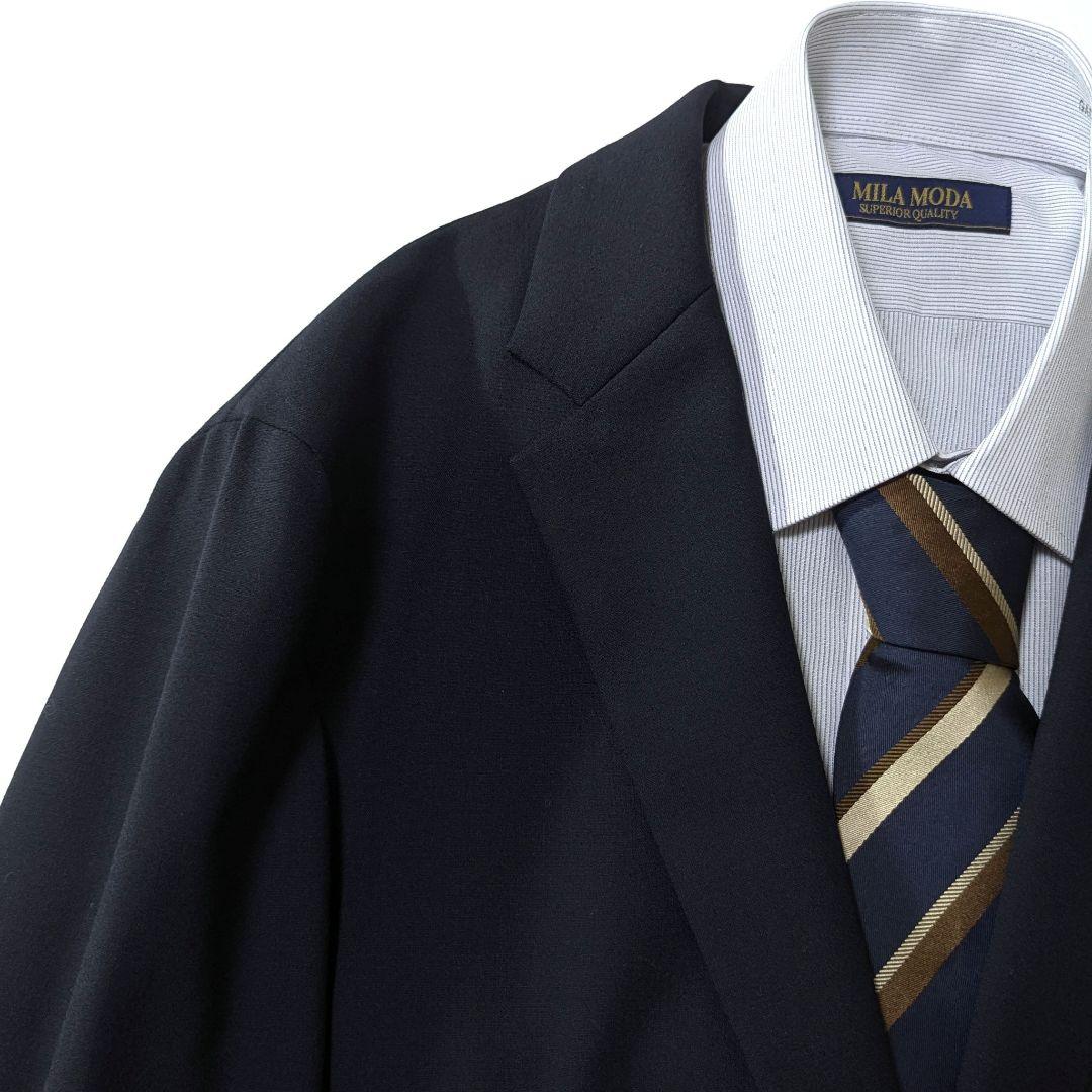 超高級ウール★タグ付き★SHIPS　テーラードジャケット　紺　L