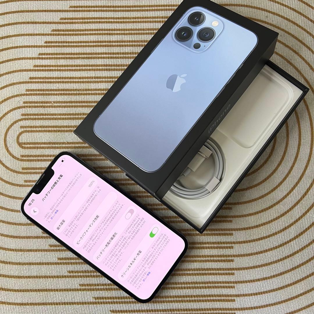 【美品】Iphone 13 Pro 512GBバッテリー100%