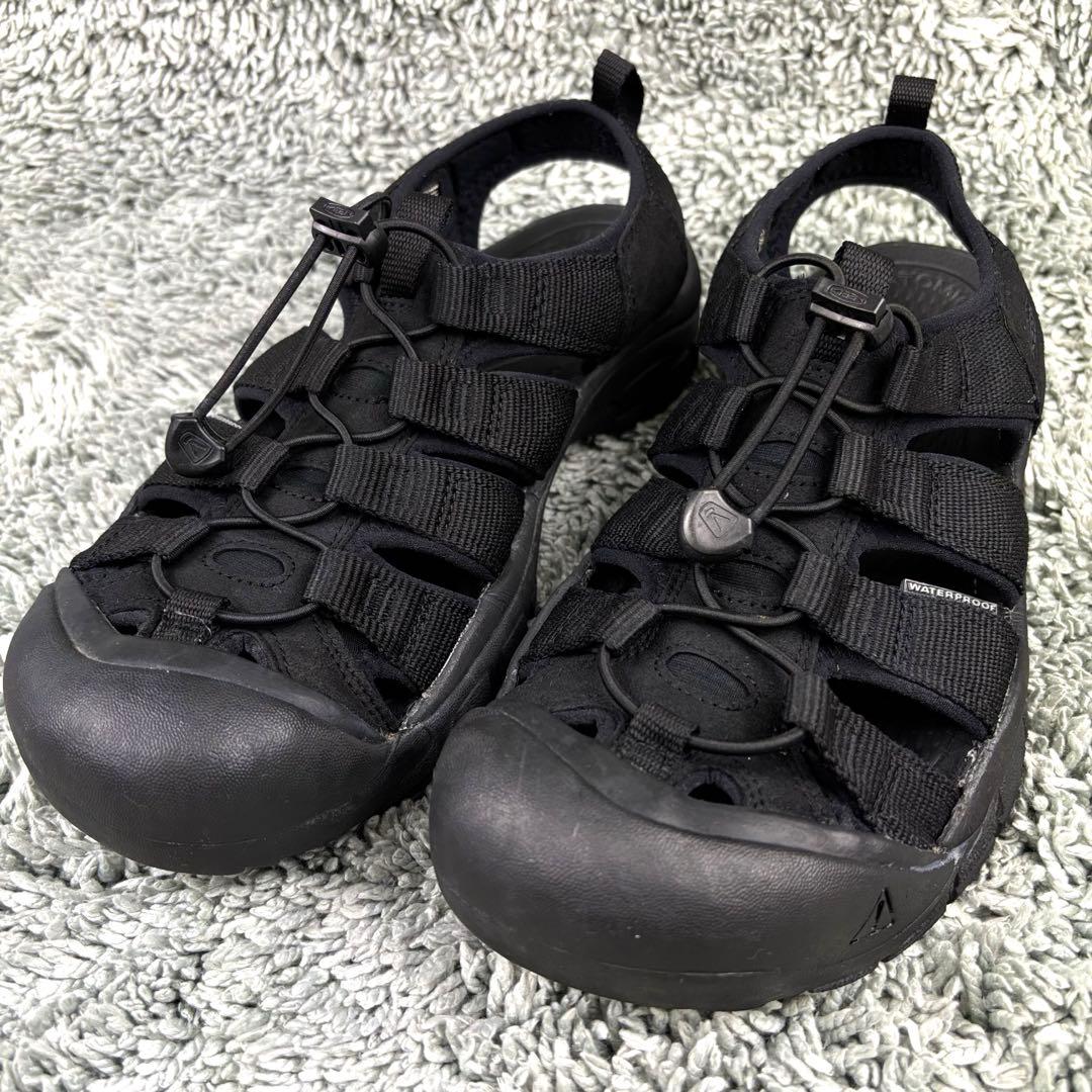 美品 キーン ニューポート ブラック 27.5cm 黒 keen