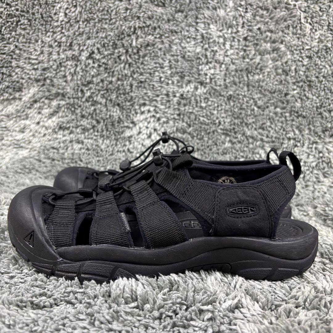 美品 キーン ニューポート ブラック 27.5cm 黒 keen