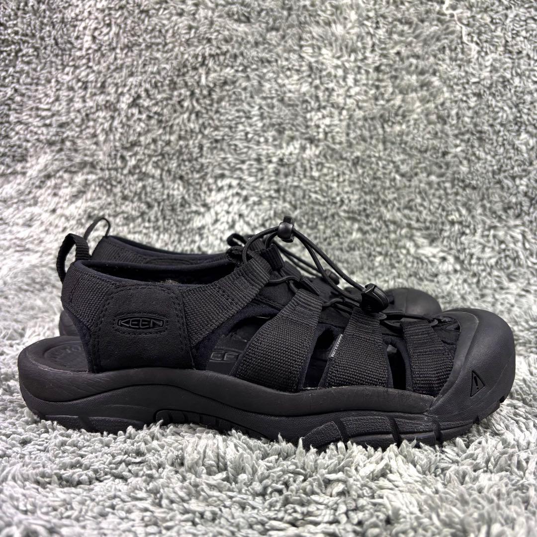 美品 キーン ニューポート ブラック 27.5cm 黒 keen