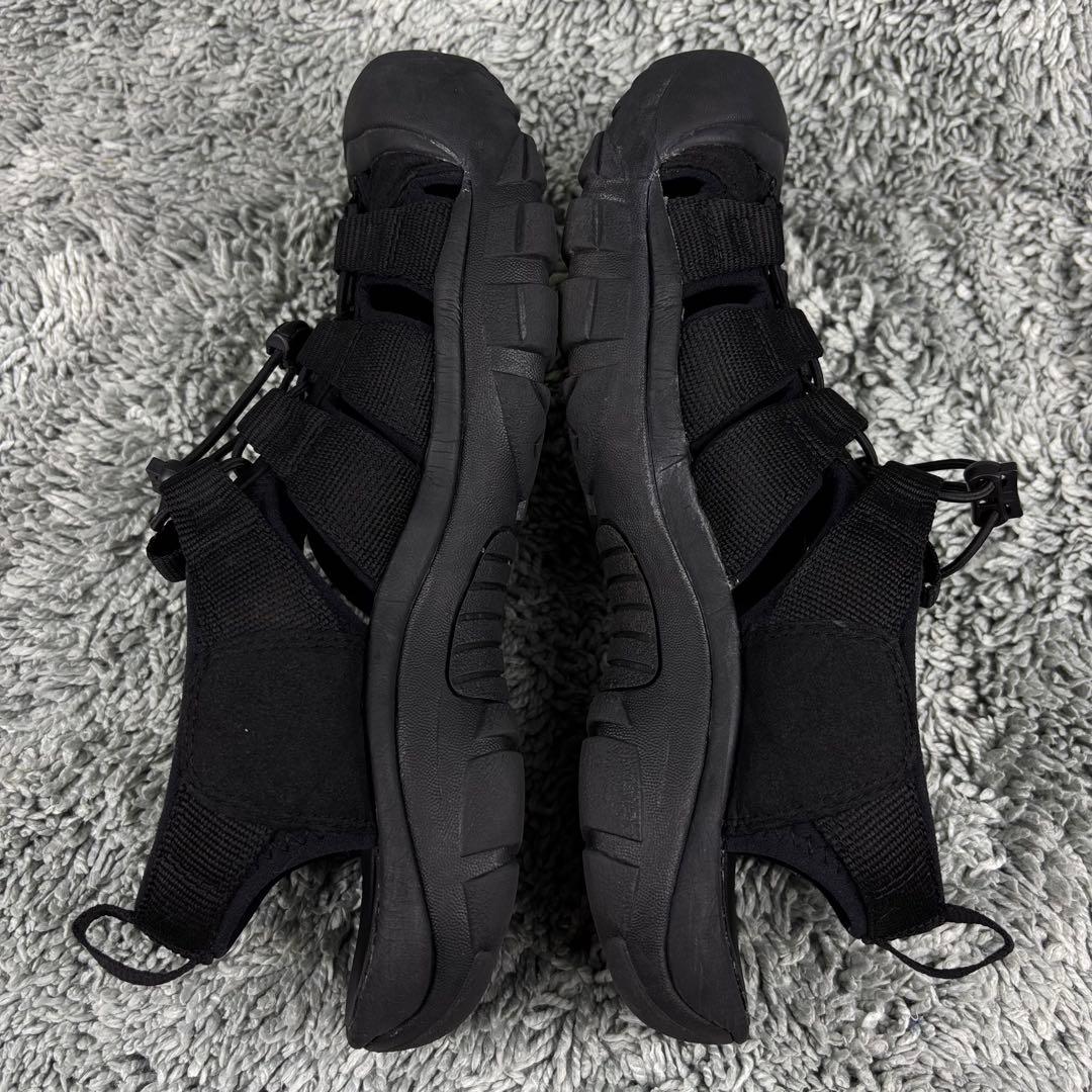 美品 キーン ニューポート ブラック 27.5cm 黒 keen