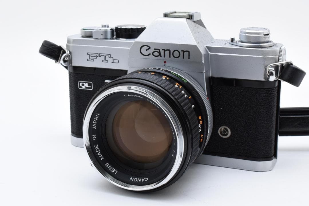 【完動品】Canon FTb QL FD50mm F1.4 フード付 1062
