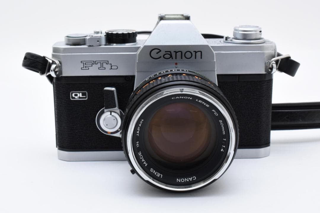 【完動品】Canon FTb QL FD50mm F1.4 フード付 1062